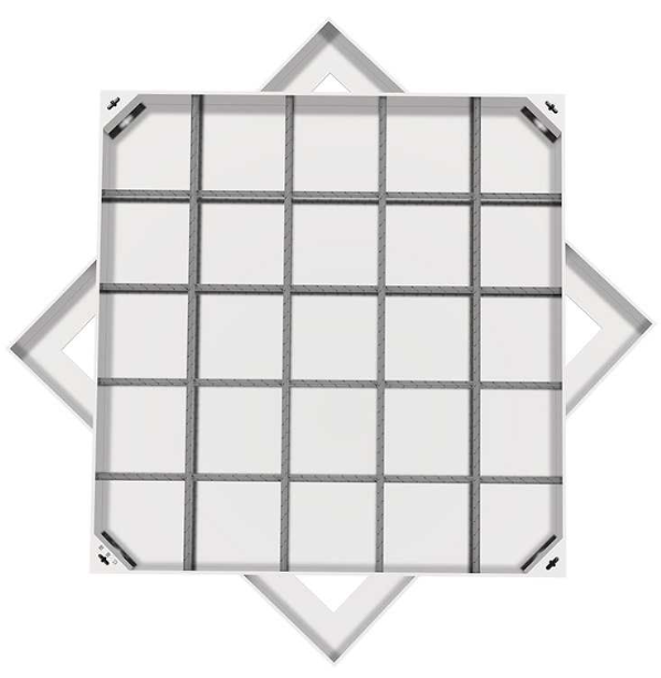 龙湖不锈钢方井展示